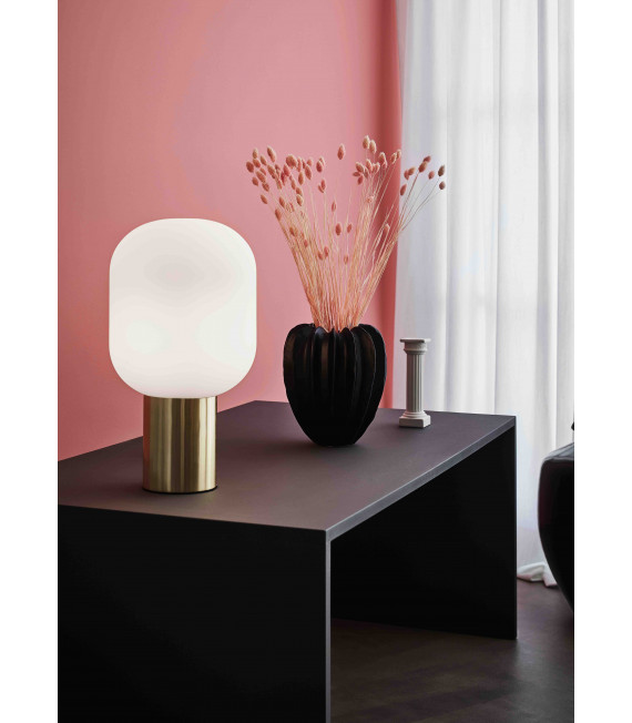 Lampe de table BROOKLYN Laiton brossé 1 ampoule