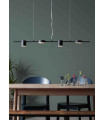Plafonnier ROW Noir 4 ampoules