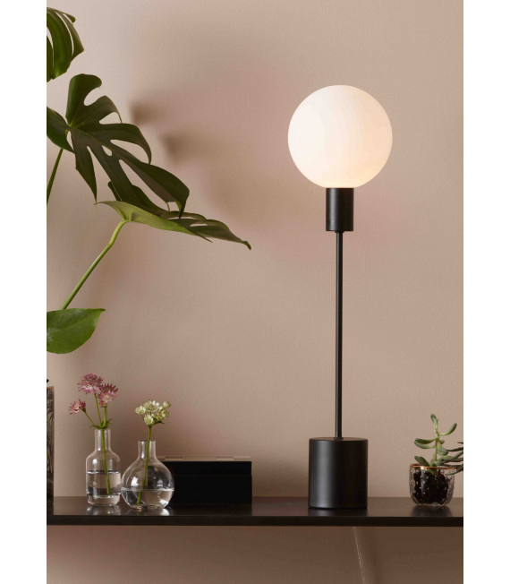 Lámpara de mesa UNO Negro 1 bombilla