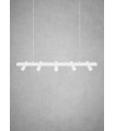 TORINO white ceiling light 5 bulbs