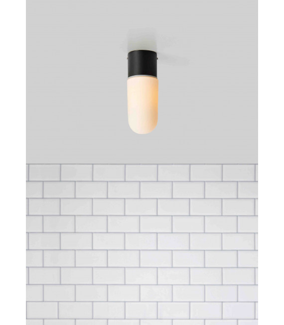 Badezimmer Deckenleuchte ZEN Black 1 Glühbirne