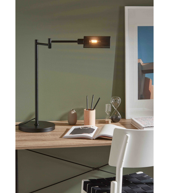 Lámpara de mesa YALE Negro 1 bombilla
