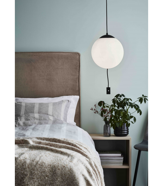 QUI plafoniera nera 3 lampadine