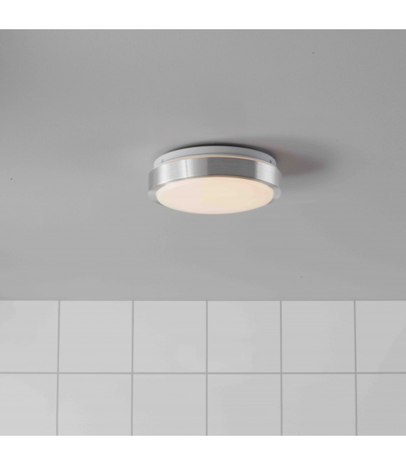 MOON 22 Badezimmer Deckenleuchte in Aluminium 1 Glühbirne