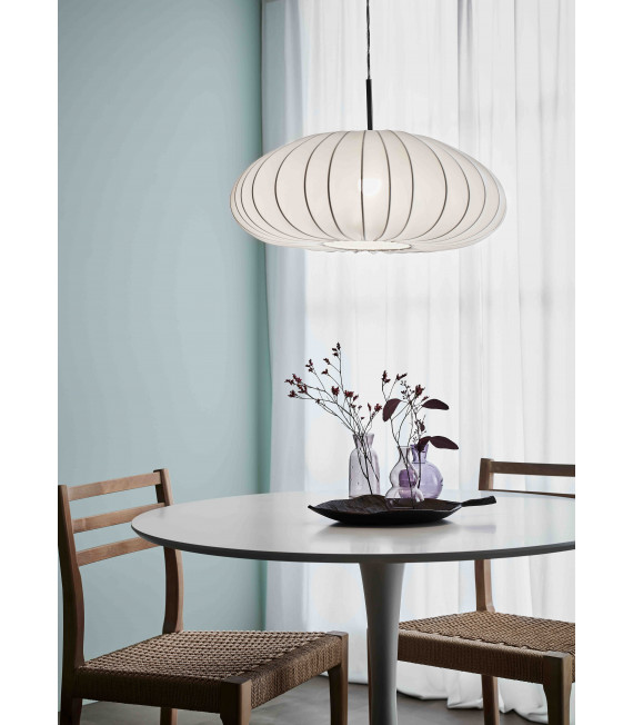 MIST ceiling lamp in steel 1 bulb