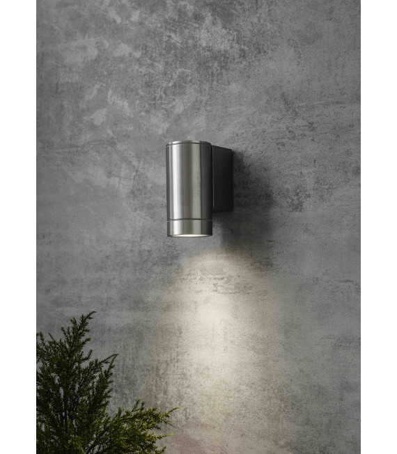 PIPE aplique de aluminio para jardín con 1 bombilla