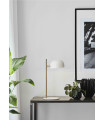 Table lamp POSE Brushed brass 1 bulb