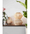 STRAW white table lamp 1 bulb