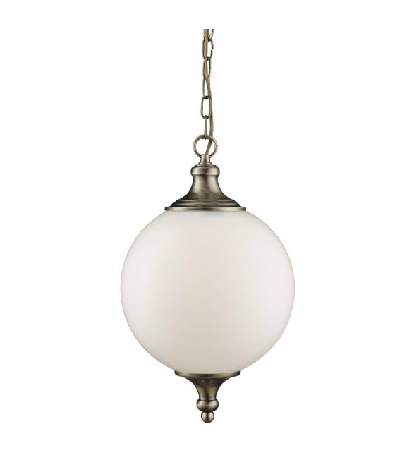 plafonnier ventilateur vintage 2 ampoules e27 max 60w brun patiné